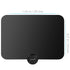 Amplified Ultra Thin Indoor HDTV Antenna, Up to 120 miles Range with Detachable Stand and Amplifier Signal Booster Power Supply and 9.8ft / 3m Coaxial Cable (US Version) - Black