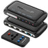 Fosmon 4X1 HDMI Switch w/ IR Remote Control and EU AC Power Adapter - Black (4K@30Hz, Supports 3D)