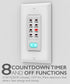 [UL Listed] AC125V/15A In-Wall 4-Hours Countdown Timer – White