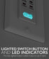 [UL Listed] AC125V/15A In-Wall 4-Hours Countdown Timer – White