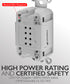 [UL Listed] AC125V/15A In-Wall 4-Hours Countdown Timer – White