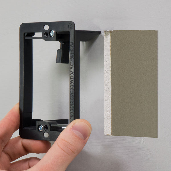 1-Gang Low Voltage Wall Plate Mounting Bracket