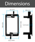 1-Gang Low Voltage Wall Plate Mounting Bracket