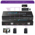 2 Port HDMI KVM Switch / Switcher, Share 2 Computers With One Set of USB Keyboard, Mouse and HD Monitor, Support UHD 4K@30Hz, 3D, 1080P with 2x USB And 2x HDMI Cable, No Power Adapter Required