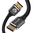 HDMI 2.1 Cable 8K@60Hz 1ft, Premium Certified In-Wall CL3 Rated, 48Gbps Ultra High Speed, 4K@120Hz, Dynamic HDR, HDCP 2.3, 3D, eARC, 30AWG Cotton Braided Compatible with UHD TV, Monitor, PS4/PS5, Xbox One/X/S