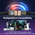 HDMI 2.1 Cable 8K@60Hz 1ft, Premium Certified In-Wall CL3 Rated, 48Gbps Ultra High Speed, 4K@120Hz, Dynamic HDR, HDCP 2.3, 3D, eARC, 30AWG Cotton Braided Compatible with UHD TV, Monitor, PS4/PS5, Xbox One/X/S