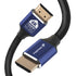 HDMI 2.0 Cable 4K@60Hz 15ft, Premium Certified In-Wall CL3 Rated, 18Gbps Super High Speed, HDR, HDCP 2.2/1.4, 3D, ARC, 28AWG Cotton Braided Compatible with UHD TV, Monitor, PS4/PS5, Xbox One/X/S, Switch