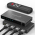3-Port Directional 8K HDMI 2.1 Switch, Support 4K@120Hz 8K@60Hz Aluminum 3x1 HDMI Switcher Splitter Selector 3 in 1 out at 48Gbps Compatible with PS5/PS4, Xbox One, Roku, Apple TV, Fire Stick