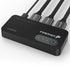 4K@60Hz 4:4:4 HDMI Splitter 1 in 2 Out, 2-Port HDMI 1x2 Splitter with EDID Down-scaler for Dual Identical Display Support 1080p@60Hz HDMI2.0 HDCP 2.2 HDR10 Dolby Digital 18Gbps 3D for Xbox, PS5