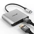 Fosmon USB-C to Dual HDMI Output (4k@60Hz) - Silver
