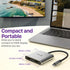 Fosmon USB-C to Dual HDMI Output (4k@60Hz) - Silver