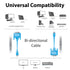 High Speed HDMI to DVI (24+1) Single Link Cable - Black - 6ft (Gold Plated)