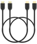 Fosmon HDMI to HDMI 30AWG High Speed HDMI Cable with Ethernet - 6ft (4K Resolution, Supports 3D) - 2 Pack