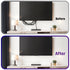 Fosmon 2-Gang Wall Plate with Brush - White