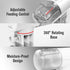 JuzPetz Automatic Fish Feeder with 4 Timer Settings