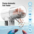 JuzPetz Automatic Fish Feeder with Digital Display & Programmable Settings