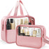 Mber PVC Travel Toiletry Bag & Makeup Organizer