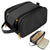 Mber Leather Toiletry Bag Dopp Kit Travel Case with Double Zippers