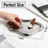 Mber Jewelry Tray Bundle, Organic Shape Vanity Organizer for Rings & Accessories, Ceramic & Stainless Steel