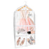 Mber 1 Pack 39" Dance Garment Bags For Dancers, Garment Bags For Dance Costumes, For Dance Competitions, with 4 Medium Clear Zipper Pockets, Clear