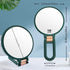 Mber Hand Mirror For Makeup Mirror 2-Sided 1X 10X Magnifying Mirror, Travel Mirror With Stand, Foldable Handheld Mirrors with Handle, Green
