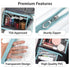 Mber 3-Pack TSA Approved Toiletry Bag, Clear Makeup Bag, Clear Travel Cosmetic Bags Pouches with Zipper, Blue