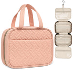 Mber Hanging Travel Toiletry Bag, Compact Makeup & Cosmetic Organizer with Hook for Bathroom