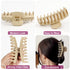 Mber Large Hair Claw Clips, Non-Slip Strong Hold Jaw Clips Matte Finish, Black/Brown/Tan/Nude