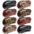 Mber Flat Hair Claw Clips, Curved Non-Slip Large Grip Design, Black & Tortoise Brown