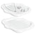 Mber Jewelry Tray Bundle, Organic Shape Vanity Organizer for Rings & Accessories, Ceramic & Stainless Steel