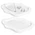 Mber Jewelry Tray Bundle, Organic Shape Vanity Organizer for Rings & Accessories, Ceramic & Stainless Steel
