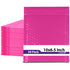 Fosmon #0 Pink Poly Bubble Mailer 6.5 x 10 inches, Lightweight Water/Dust/Shock/Tear Resistant Padded Envelopes for Shipping - Birthday, Celebrations, Holidays, Valentines