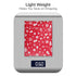 Christmas Poly Bubble Mailer 6.5 x 10 inches, Lightweight Water/Dust/Shock/Tear Resistant Padded Shipping Envelopes - Xmas Red White Snow
