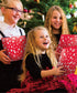 5 Christmas Poly Bubble Mailer 10.5 x 16 inches, Lightweight Water/Dust/Shock/Tear Resistant Padded Shipping Envelopes - Xmas Red White Snow
