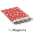 5 Christmas Poly Bubble Mailer 10.5 x 16 inches, Lightweight Water/Dust/Shock/Tear Resistant Padded Shipping Envelopes - Xmas Red White Snow