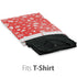 5 Christmas Poly Bubble Mailer 10.5 x 16 inches, Lightweight Water/Dust/Shock/Tear Resistant Padded Shipping Envelopes - Xmas Red White Snow