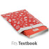 5 Christmas Poly Bubble Mailer 10.5 x 16 inches, Lightweight Water/Dust/Shock/Tear Resistant Padded Shipping Envelopes - Xmas Red White Snow