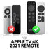 Fosmon Silicone Case for Apple TV 4K 2021 Remote w/Lanyard - Black