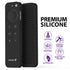 Fosmon Silicone Case for Apple TV 4K 2021 Remote w/Lanyard - Black
