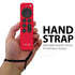 Fosmon Silicone Case for Apple TV 4K 2021 Remote w/Lanyard- Red