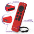 Fosmon Silicone Case for Apple TV 4K 2021 Remote w/Lanyard- Red