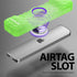 Fosmon Silicone Case for Apple TV 4K 2021 Remote w/ AirTag Slot - Green Glow in The Dark