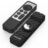 Fosmon Silicone Case for Apple TV 4K 2021 Remote w/AirTag Slot - Black