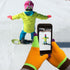 Fosmon Touchscreen Gloves with three conductive finger tips - Green/Pumpkin