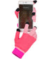 Fosmon Unisex Winter Touch Screen Gloves [Three Conductive Fingertips] - Pink/Pink