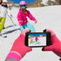 Fosmon Unisex Winter Touch Screen Gloves [Three Conductive Fingertips] - Pink/Pink
