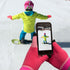 Fosmon Unisex Winter Touch Screen Gloves [Three Conductive Fingertips] - Pink/Pink