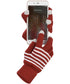 Fosmon Touchscreen Gloves with three conductive finger tips - Red/White