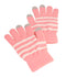 Fosmon T60005 Unisex Winter Touch Screen Gloves, Pink and White