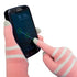 Fosmon T60005 Unisex Winter Touch Screen Gloves, Pink and White